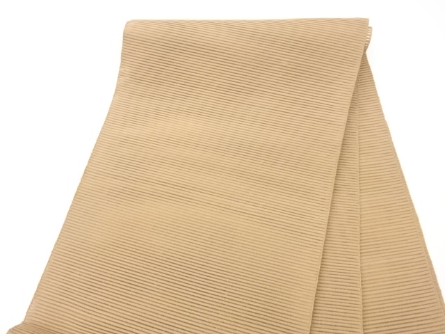  絽綴れ無地名古屋帯